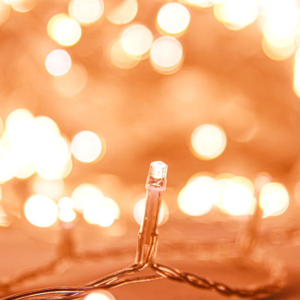 LED String with 300 LEDs Warm White 30 m PVC